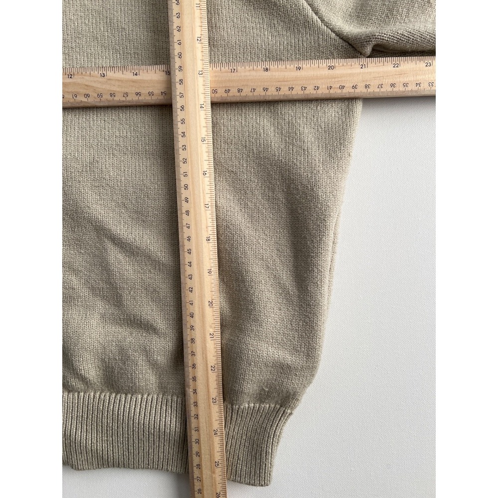 Fear of God Essentials Cardigan Womens XS Beige Zip Up Minimal Logo Cozy - Picture 5 of 13